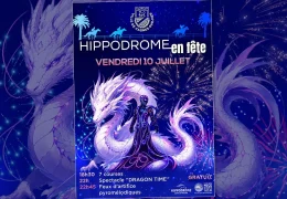 Immagine Cagnes-sur-Mer Grand Prix 2026 at the Côte d’Azur Racecourse: Horse Races, “Dragon Time” Show and Fireworks on July 10