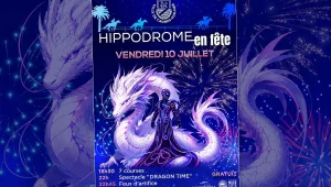 Immagine Cagnes-sur-Mer Grand Prix 2026 at the Côte d’Azur Racecourse: Horse Races, “Dragon Time” Show and Fireworks on July 10