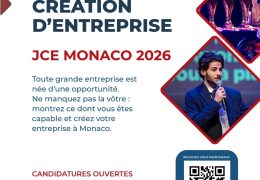 Immagine Jeune Chambre Economique de Monaco, al via le 31° Concours de Création d’Entreprise