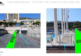 Immagine Stade Nautique Rainier III, accesso modificato a Monaco dal 23 al 29 agosto