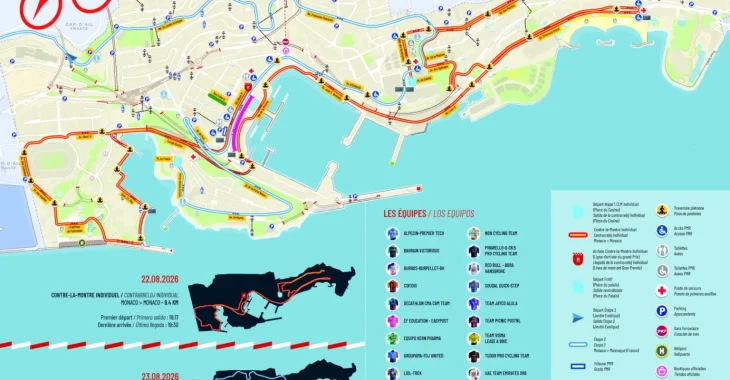 Immagine La Vuelta 2026 à Monaco: le guide complet pour assister aux étapes des 22 et 23 août Immagine La Vuelta 2026 à Monaco: le guide complet pour assister aux étapes des 22 et 23 août