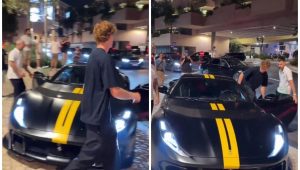 Immagine Jannik Sinner aperçu à Monaco au volant de sa Ferrari 812 Competizione avant son retour sur le circuit ATP