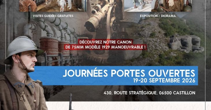 Immagine Journées Européennes du Patrimoine, il Fort de Castillon apre le porte ai visitatori Immagine Journées Européennes du Patrimoine, il Fort de Castillon apre le porte ai visitatori