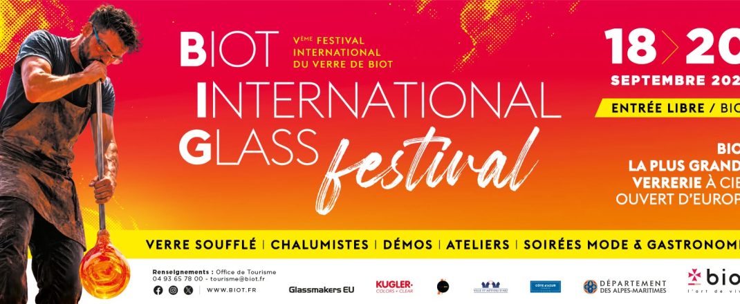Immagine Biot International Glass Festival 2026: il vetro diventa arte tra fuoco, creatività e tradizione