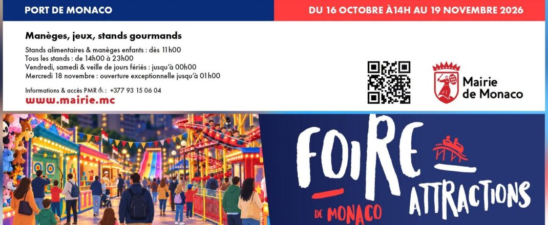 Immagine Luna Park Monaco 2026: il 16 ottobre riapre il grande parco divertimenti al Porto Hercule